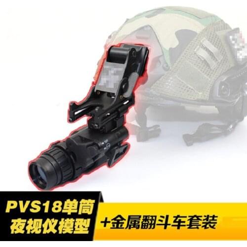 Tactical PVS18 NVG Night Vision Goggles Dummy Model + Aluminium Alloy Mount Stand Support