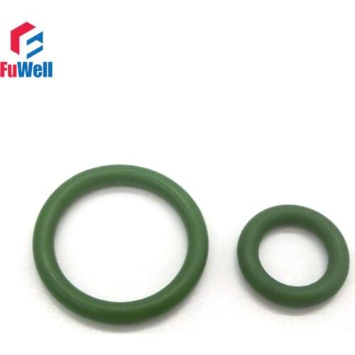 2pcs 5.7mm Thickness Green FKM O Ring Seals Gasket Washer 230/235/240/245/250mm OD O-Ring Washer Seals Assortment