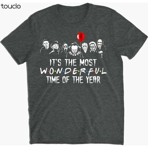 ItS The Most Wonderful Time Of The Year Friends Horror Movies Michael T-Shirt Tee Shirts Womens