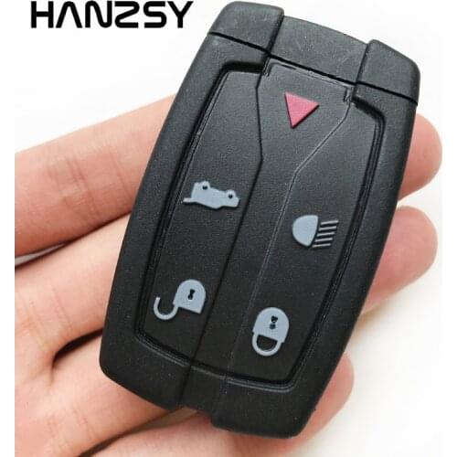 10Pcs 5 Buttons For Land Rover Freelander 2 3 Replacement Remote Key Blade Fob Cover Smart Key Case shell