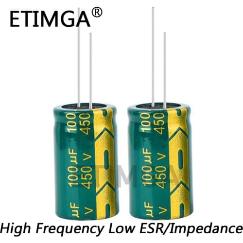 6pcs/lot 450v 100UF 450v100UF Aluminum Electrolytic Capacitor Size 18*30 20