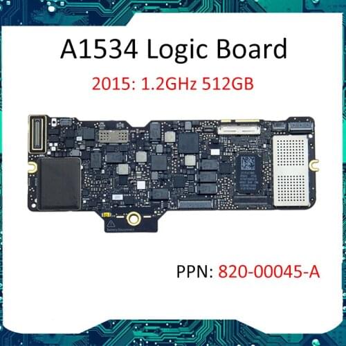 820-00045-10 logic board for MacBook Retina 12' Early 2015 A1534 661-02252 m-5y5 1.2G 8GB LOGIC BOARD motherboard