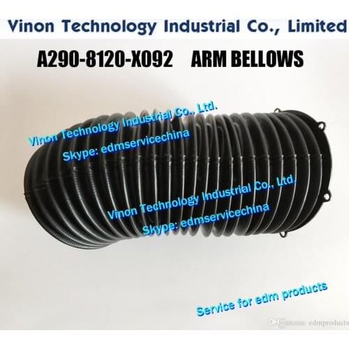 A290-8120-X092 Fanuc 0iD ARM BELLOWS for CNC WIRE CUT EDM MACHINES A2908120X092 Lower Arm Bellows 0iD2,0iE EDM REPAIR PARTS