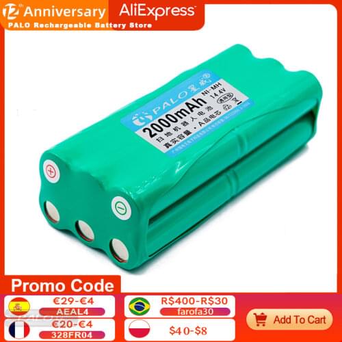 PALO Environmetal Recycling 14.4v 2000mAh Ni-MH Rechargeable Mopping Robot Battery for iRobot Puppy-VM600 M600 V-bot T270/271