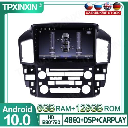 6+128G Android 10.0 For Lexus RX300 1998-2003 Car GPS Navigation Radio Player Car Multimedia Player Head Unit Tape Recorder IPS
