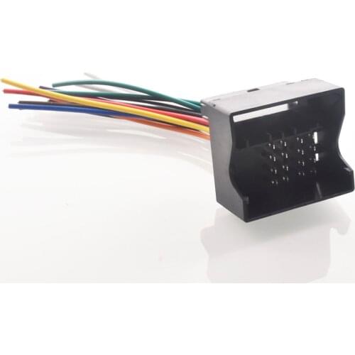 Car Radio Power Wire Adapter Connector Adaptor Plug for VW 2002~2015 for Peugeot