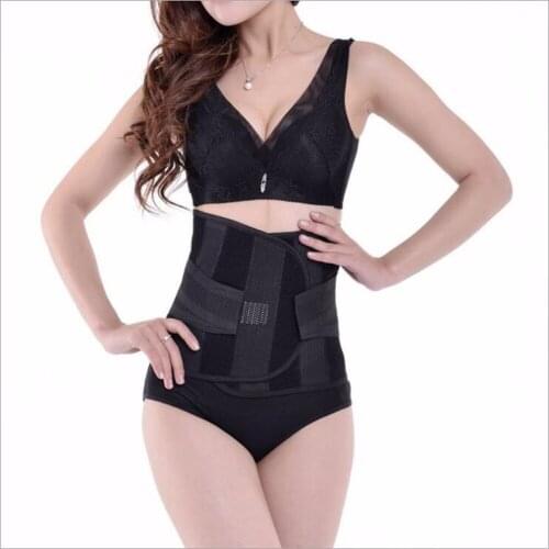 Free shipping High elastic medical lumbar waist back support belt corset back brace women men