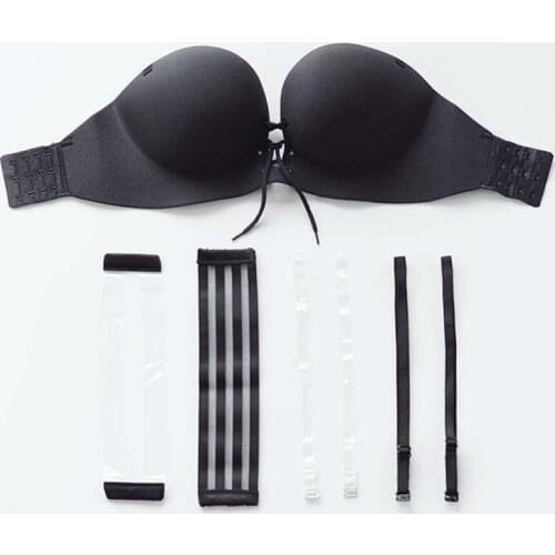 Small Chest Gathered Strap LB Bra Big Size Soft Wire Free Pull B t shirt Bra A B Cup One Piece Seamless double size Push Up Bra