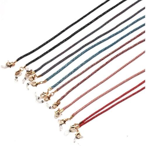 1pcs Glasses Chains Face Mask Necklace Strap Non-slip Eyeglass Rope Holder Cord Neck Sunglass Strap Eyewear Hangs Masks Dropship
