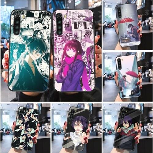 Yato Noragami Iki Hiyori Anime Phone case For Xiaomi Redmi Note 7 7A 8 8T 9 9A 9S 10 K30 Pro Ultra Frosted black art cell cover