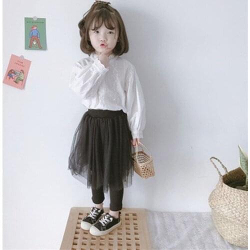 Girls Babys Kids Blouse Jacket Outwear 2021 Graceful Spring Autumn Top Cardigan Ruffles Rural Cotton Princess Childrens Clothi