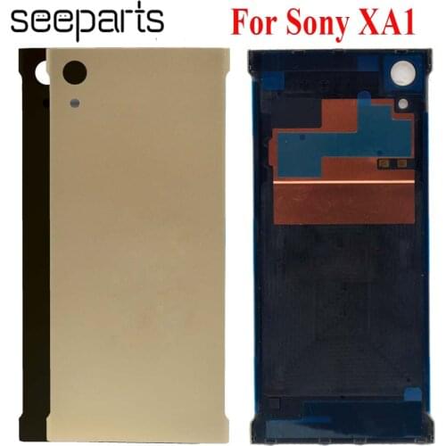 For Sony Xperia XA1 Back Battery Case Door Rear Housing Cover G3116 G3112 For 5.0" SONY XA1 Battery Cover
