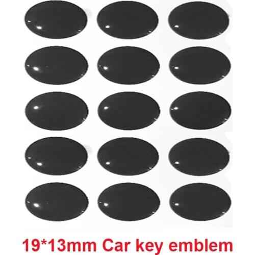 Oval shape 19*13mm epoxy car key emblem for Xhorse VVDI remotes