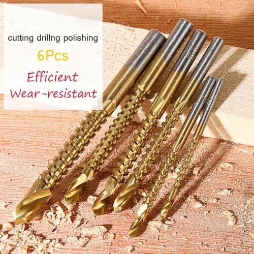 Cobalt high speed steel twist drill 6pcs/lot cobalt drill bit set Twist drill bit set for cutting drilling polishing