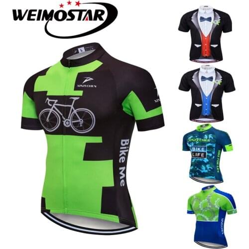 Team Green Gear Cycling Jersey Gentlemen Ropa Ciclismo Outdoor sport Cycling Clothing Tops Breathable Bike Jersey Shirt Maillot