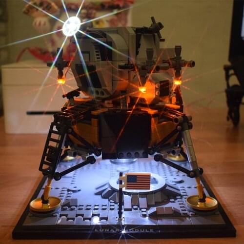 Creator Series 11 Lunar Module Building Blocks Bricks Space Exploration Series Educationa Kids Christmas Gift Toys For Childrens