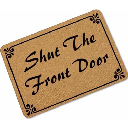 Shut the front door mat words Welcome Home Mat Yoga antislip Kitten Doormat for Entrance Door Bedroom Mats outdoor carpet