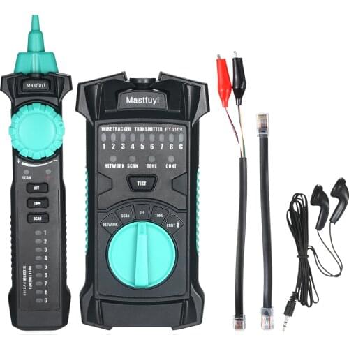 Multifunction Wire Tracker Network Line Finder RJ11 Cable Tester Cable Line Checker Telephone Line Tester Continuity Checking
