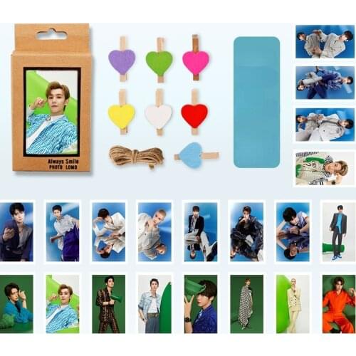 20PC/SET INTO1 Collect Small Card Liu Yu Boyuan Lin Mo Zhou Keyu Liu Zhang Zhang Jiayuan Yin Haoyu Li Wan LOMO Card with Clip