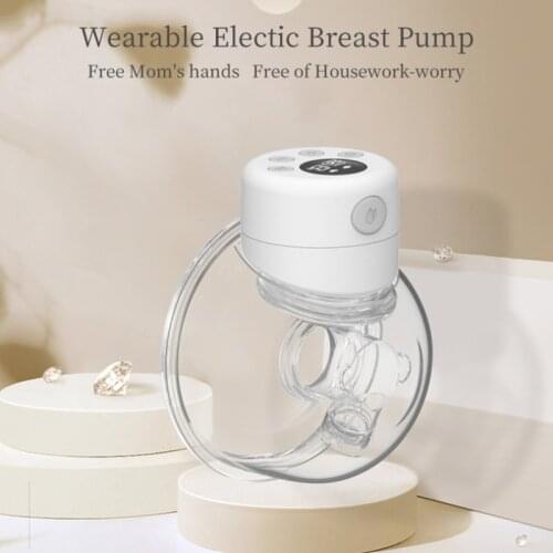 Wearable Breast Pump Electric Hands-free Portable Overflow-proof Ultra-quiet And Painless Manual Breast Pumps Postnatal Supplies