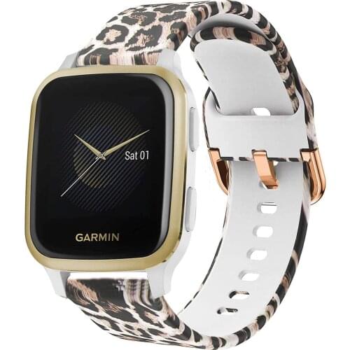 20mm Watchband For Garmin Venu SQ Silicone Bracelet For Garmin Venu for vivomove HR Forerunner245 For Amazfit BipS/U Wrist Strap