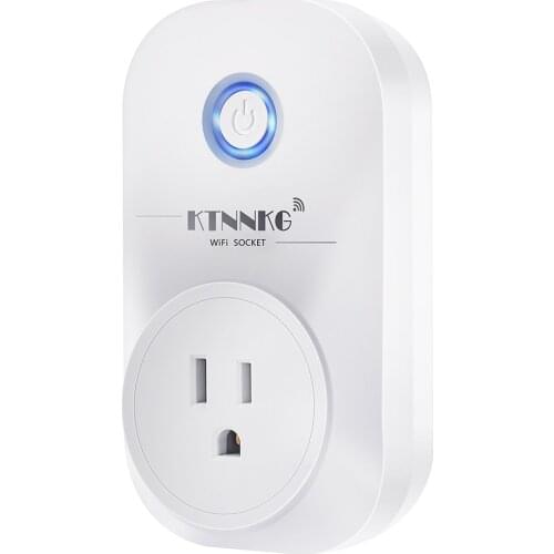AC220V 110V TUYA Wifi Socket Wireless Smart Plug Light Switch 1 Gang Remote Relay Receiver 10A Voice and app Control
