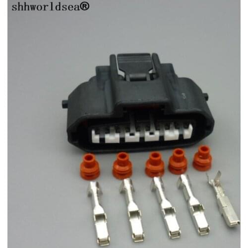 Shhworldsea 5 pin sensor Car Engine connector plug Mass Air Flow Engine pigtail Case For Toyota Lexus is300 GS300 Engine es350