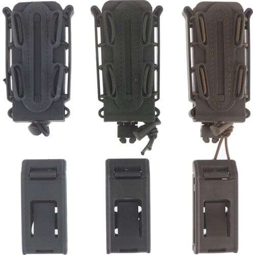 Tactical Molle Waist Belt Magazine Pouches 9mm Military Shooting Mag Pouch Outdoor Hunting CS Pistol Rifle Magazine Pouch
