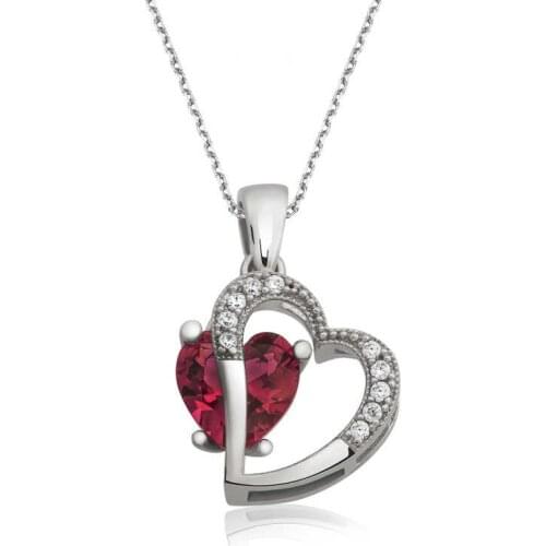Tevuli 925 Sterling Silver Heart Women Necklace
