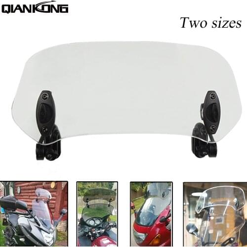 Uinversal Motorcycle Wind Deflector Windscreen Windshield for DUCATL 996/998/B/S/R 1998-2003 HONDA CBR400/NC23/NC29 1985-2004