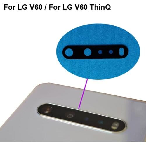 High quality For LG V60 Back Rear Camera Glass Lens test good For LG V60 ThinQ Replacement Parts