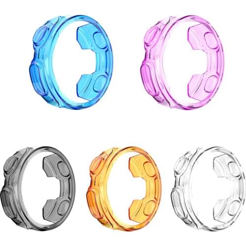 Blue/orange/Clear Watch Screen Cover TPU Protective Case for Garmin Forerunner735XT Smart Watch