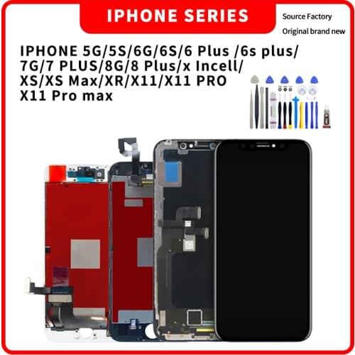 For iphone xs max 7 PLUS 8 PLUS 11pro LCD For iphone XS X11 pro max Display LCD Screen Touch Digitizer Assembly with tools