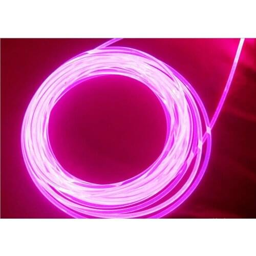 20M Car Home DIY LED Lighting PMMA Side Glow Fiber Optic Cable F/light engine driver curtain star ceiling decor-1.5MM(Diameter)