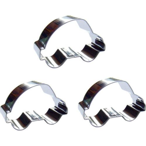 Mini Beetle car shape 4 piece biscuit cutting molds, baking tools, cake decorating soft candy tools