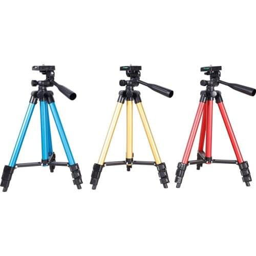 3110 tripod Universal Mobile Phone Mini Tripod Clip Clamp Holder 360° Rotation Stand Mount