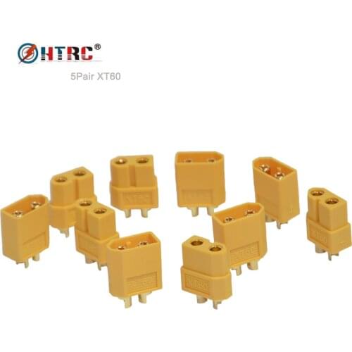 5 Pair/lot XT60 Connector Male and Female Plug for RC Battery and Motor for iMax B6 for Balance Charger