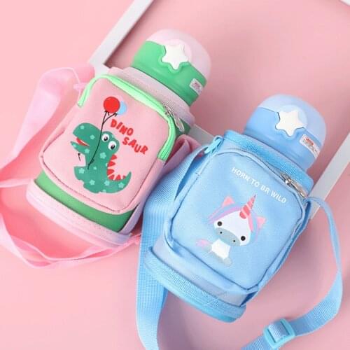 600ML Cartoon Thermos Cup 316 Stainless Steel Thermos Cup Coffee Tea Trip Thermo Well Gift for Child