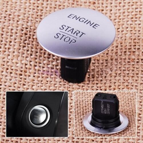 Car Accessories Keyless Go Engine Start Stop Push Button Ignition Switch Fit for Benz CL550 ML350 2215450714 Car Styling Covers