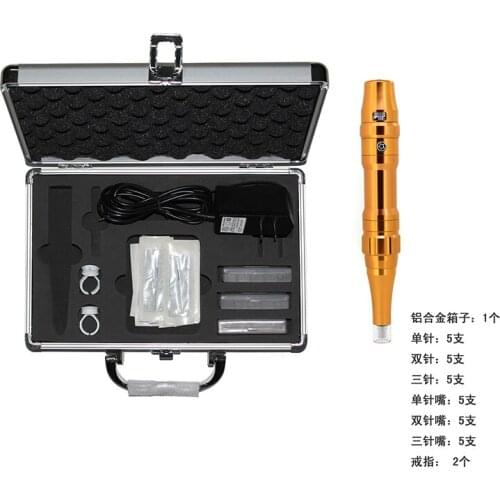 Free Shipping Tattoo kit tattoo machine high quality 35000R/M Profession Permanent Makeup machine eyebrow lips pen 2600336-4
