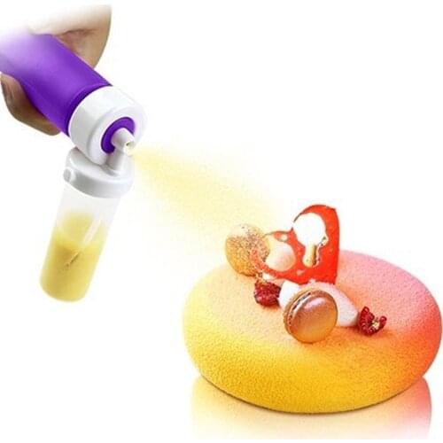 Glitter Manual Spray Gun Sandblasting Coloring Dessert Cupcake Decoration Cake Tools Decorator Baking Accessories