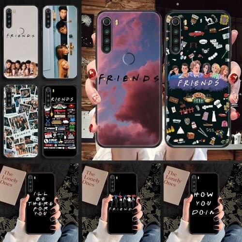 Friends TV Phone case For Xiaomi Redmi Note 7 7A 8 8T 9 9A 9S 10 K30 Pro Ultra black trend back painting hoesjes tpu Etui 3D
