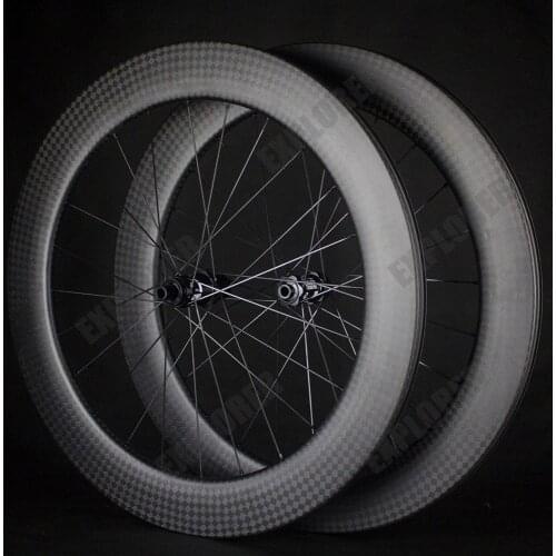 Carbon-Bike-Wheelset 12K Carbon Road 75mm Thru-Axle Disc Brake 700C CHOSEN DT350 DT240Road Bicycle Superlight Wheelset