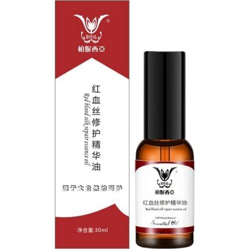 Face Red Blood Silk Repair Essential Anti-Spider Vein Oil Face Redness Soluation Sensitive Skin Treatment Anti Aging Essence Pro