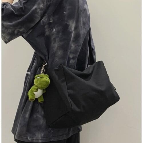 Canvas Messenger Bag Tide Brand Mens Students and Women ins Simple Joker Small Shoulder Bag Boys' Bag
