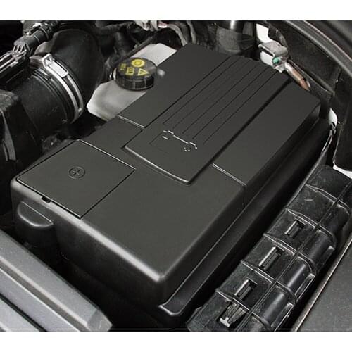 For SEAT Ateca 2016-2019 Car Engine Battery Positive Negative Anode Protection Cap Dustproof Cover Rustproof Shell