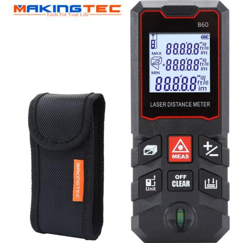 MAKINGTEC Laser Meter Laser Rangefinder Roulette 20/40/60M Digital Measuring Tape Distance Meter Laser Tape Measure Laser Device