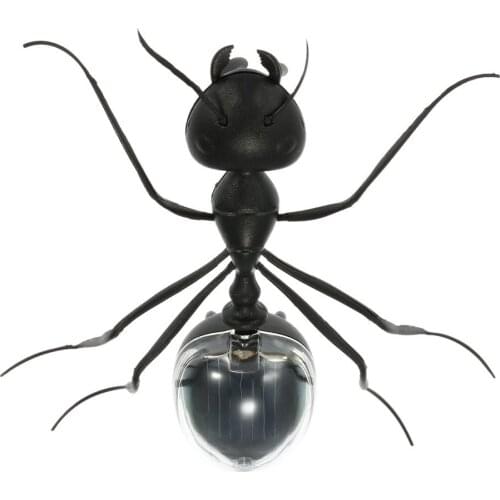 EBOYU Cute Solar Ant Magic Solar Powered Ant Insect Solar Toys for Kids