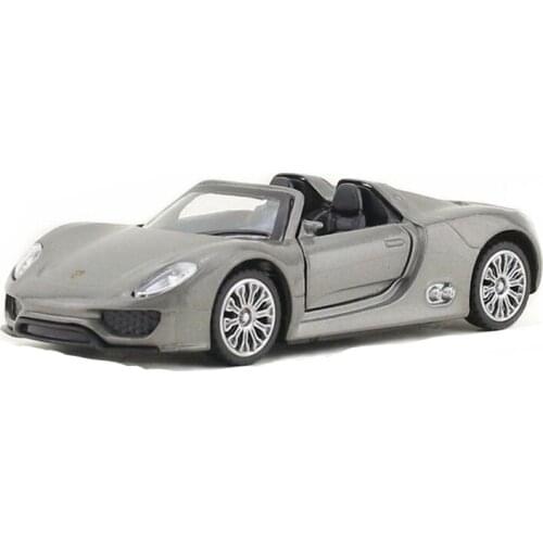 1:41 High Simulation Vehicle Metal Alloy Car Porsche 918 Spyder Model CarToy Vehicles for Kids Gift V262