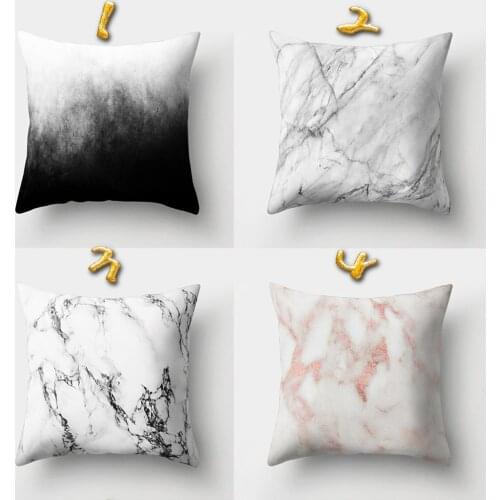Fashion Simple Marble Geometric Sofa Decorative Cushion Cover Pillow Pillowcase 45*45 cm Throw Pillow Home Decor Pillowcase